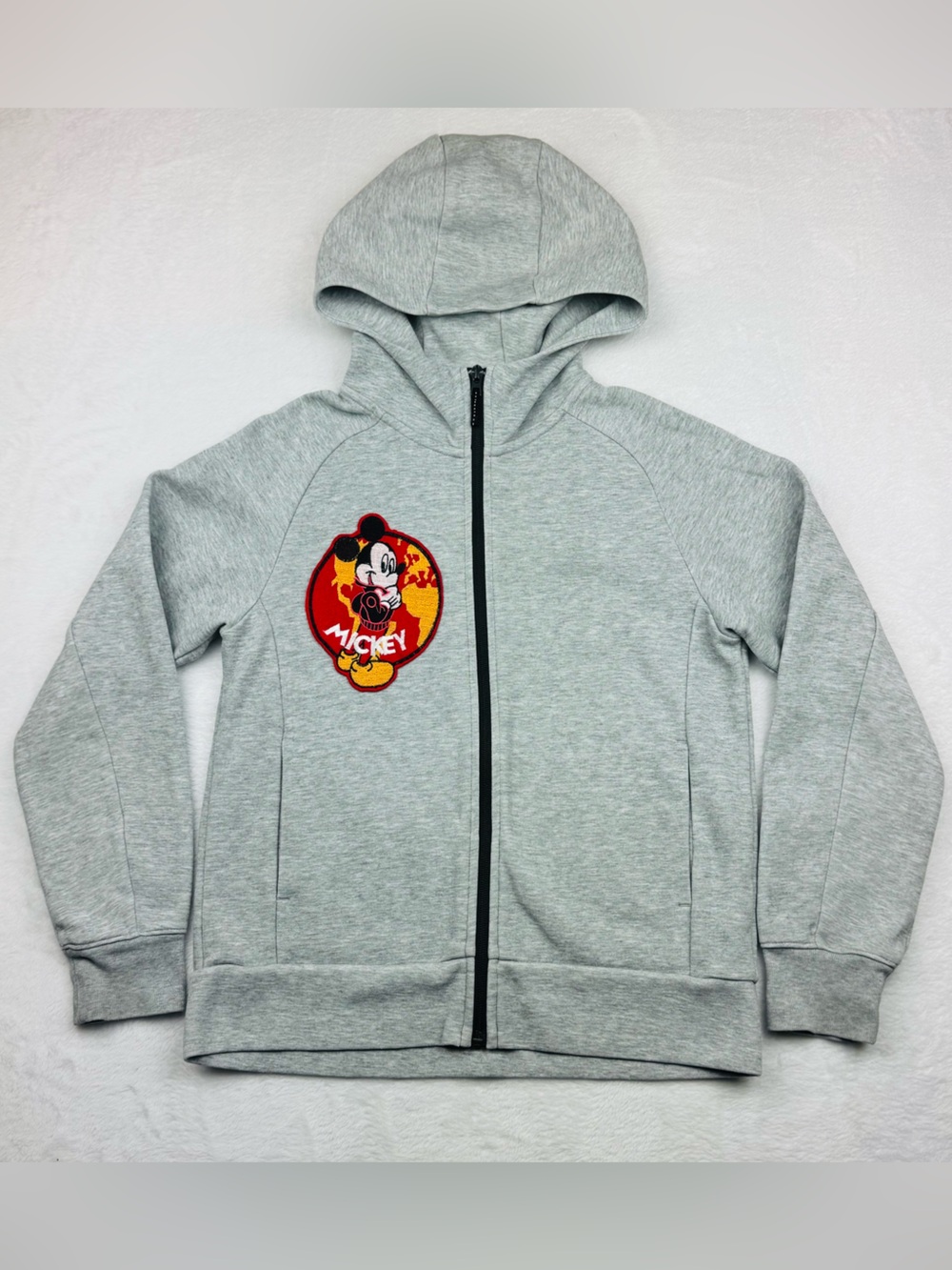 Uniqlo x Disney Mickey Mouse Sweat Jacket. Full zip. Side pockets. Size 11-12.